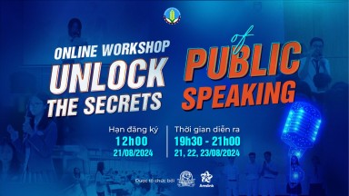 [AMSLINK x OTTERBATE CLUB]  WORKSHOP VỀ TƯ DUY HÙNG BIỆN VÀ KỸ NĂNG THUYẾT TRÌNH “UNLOCK THE SECRETS OF PUBLIC SPEAKING”